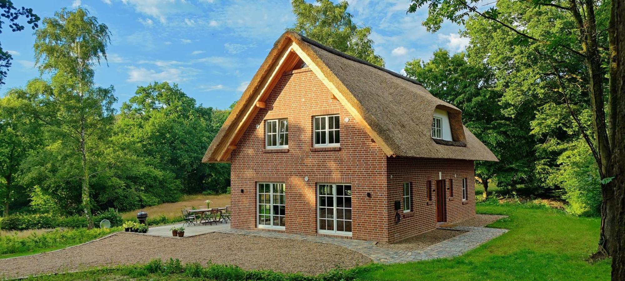 Reetdachhaus In Der Bremer Schweiz 外观 照片